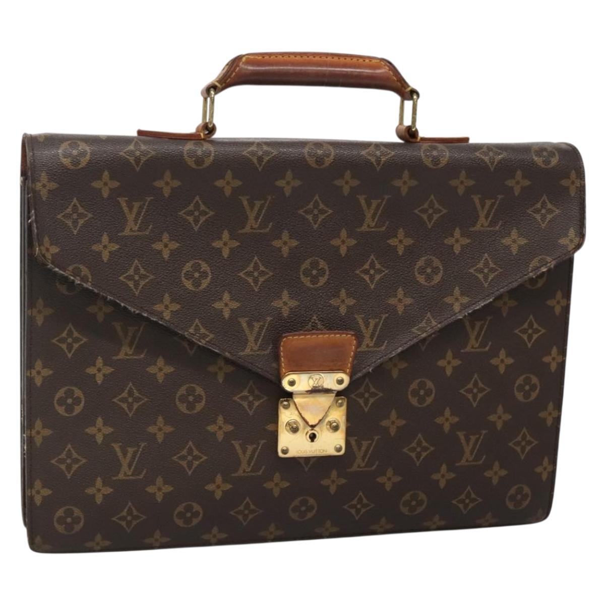LOUIS VUITTON Monogram Serviette Conseiller Briefcase M53331 LV Auth 141889