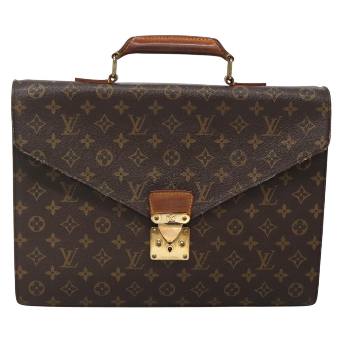 LOUIS VUITTON Monogram Serviette Conseiller Briefcase M53331 LV Auth 141889