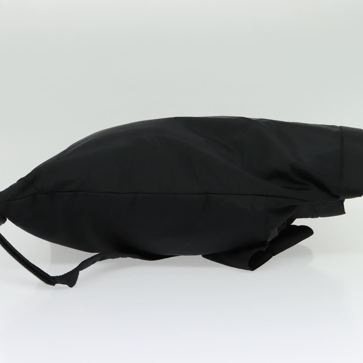 PRADA Sports Backpack Nylon Black Silver Auth 141902