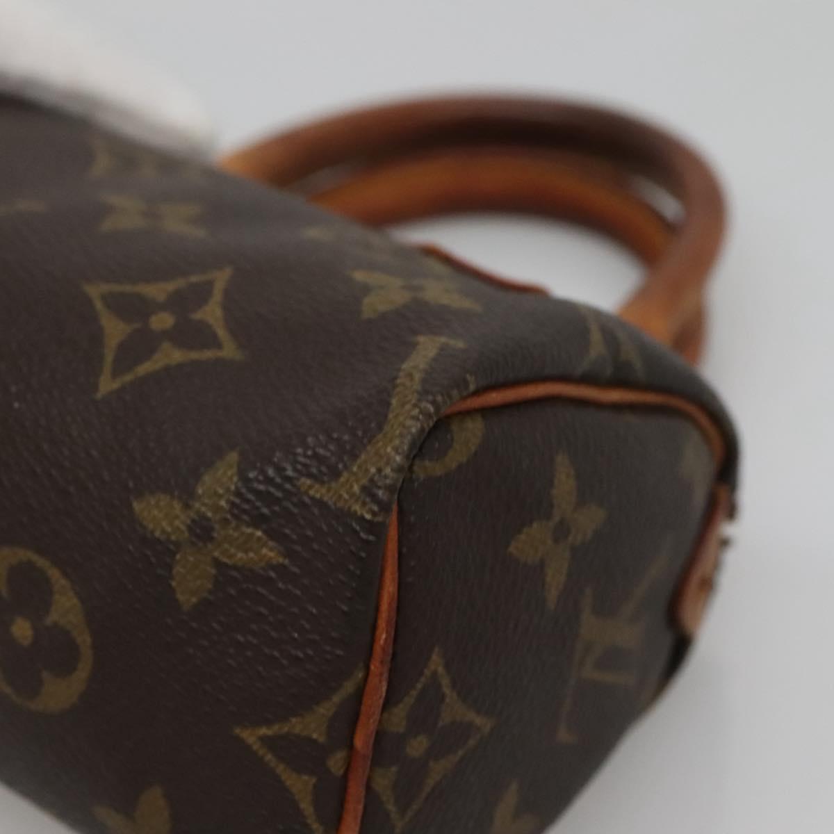 LOUIS VUITTON Monogram Mini Speedy Hand Bag Vintage M41534 LV Auth 141922