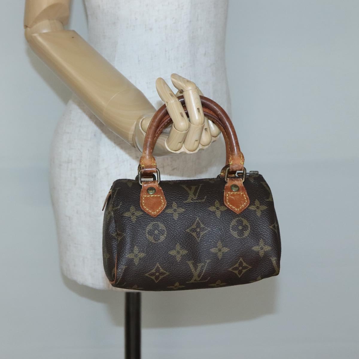 LOUIS VUITTON Monogram Mini Speedy Hand Bag Vintage M41534 LV Auth 141922