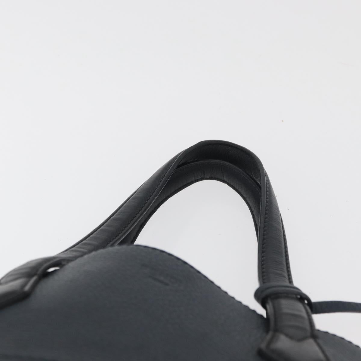 FENDI All In Shopping Tote Bag Leather Navy Auth 141928