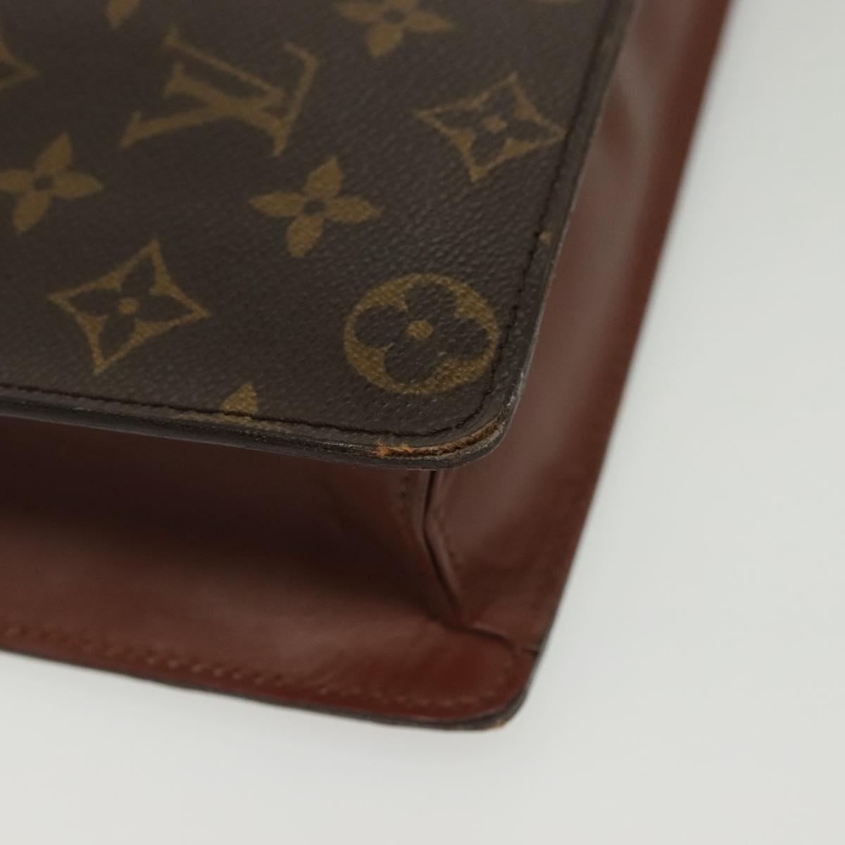 LOUIS VUITTON Monogram Porte Documents Bandouliere Bag M53338 LV Auth 141962