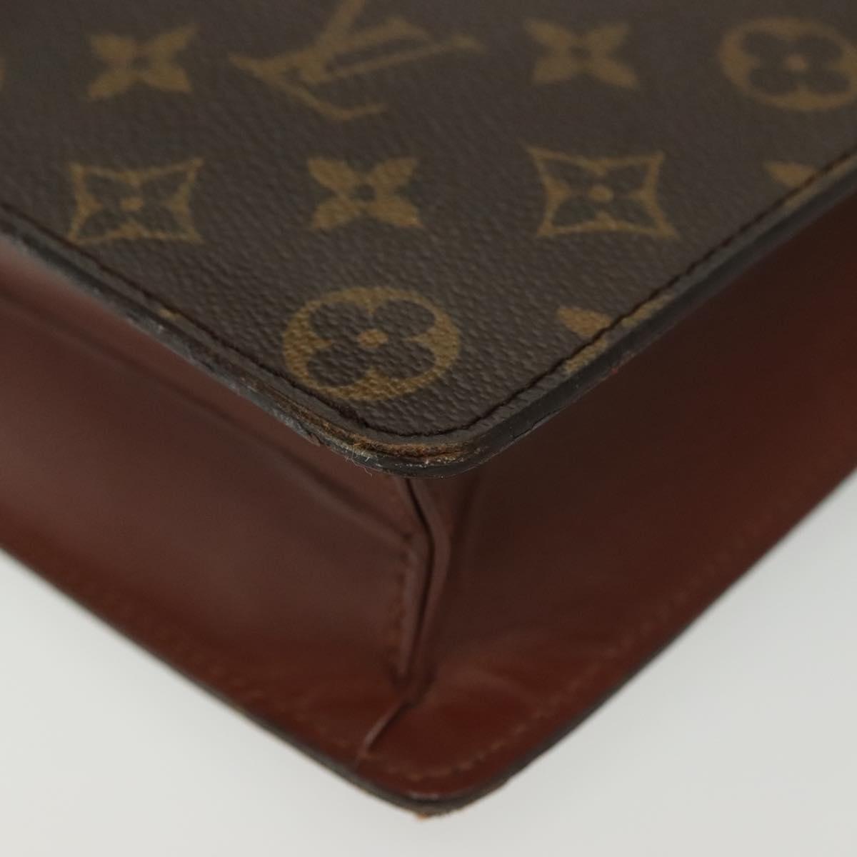 LOUIS VUITTON Monogram Porte Documents Bandouliere Bag M53338 LV Auth 141962
