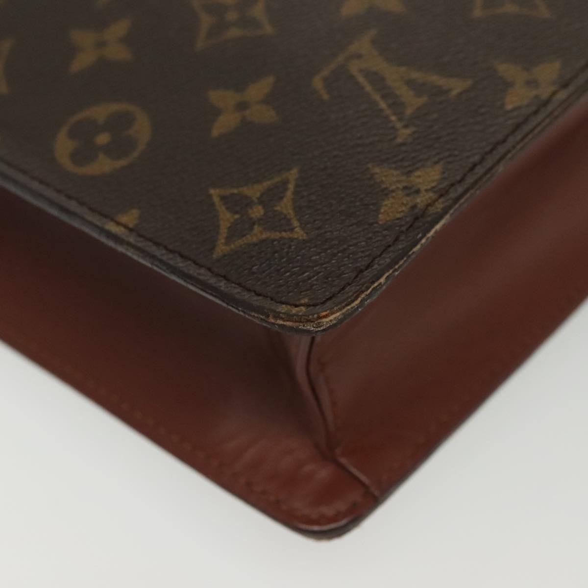 LOUIS VUITTON Monogram Porte Documents Bandouliere Bag M53338 LV Auth 141962