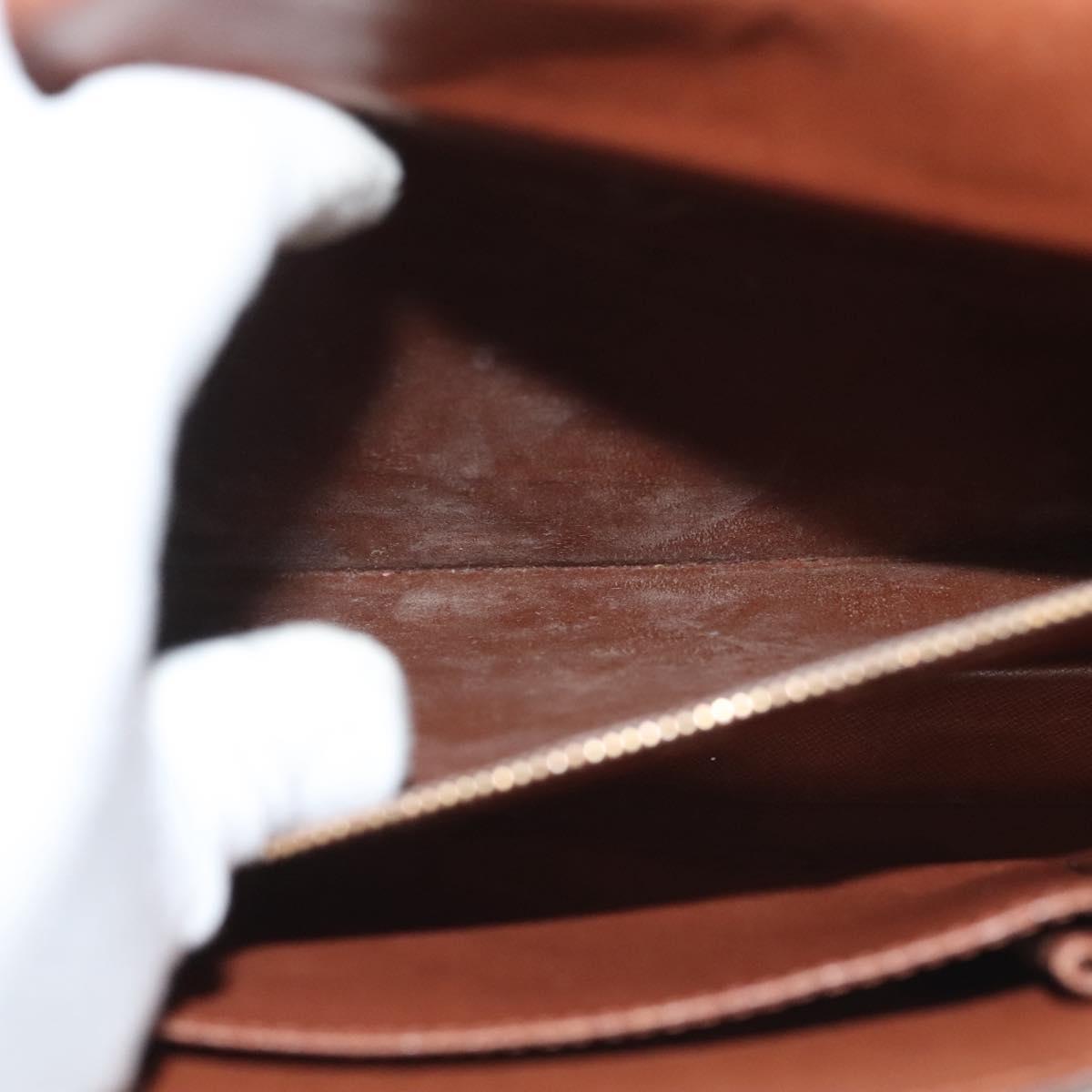 LOUIS VUITTON Monogram Porte Documents Bandouliere Bag M53338 LV Auth 141962