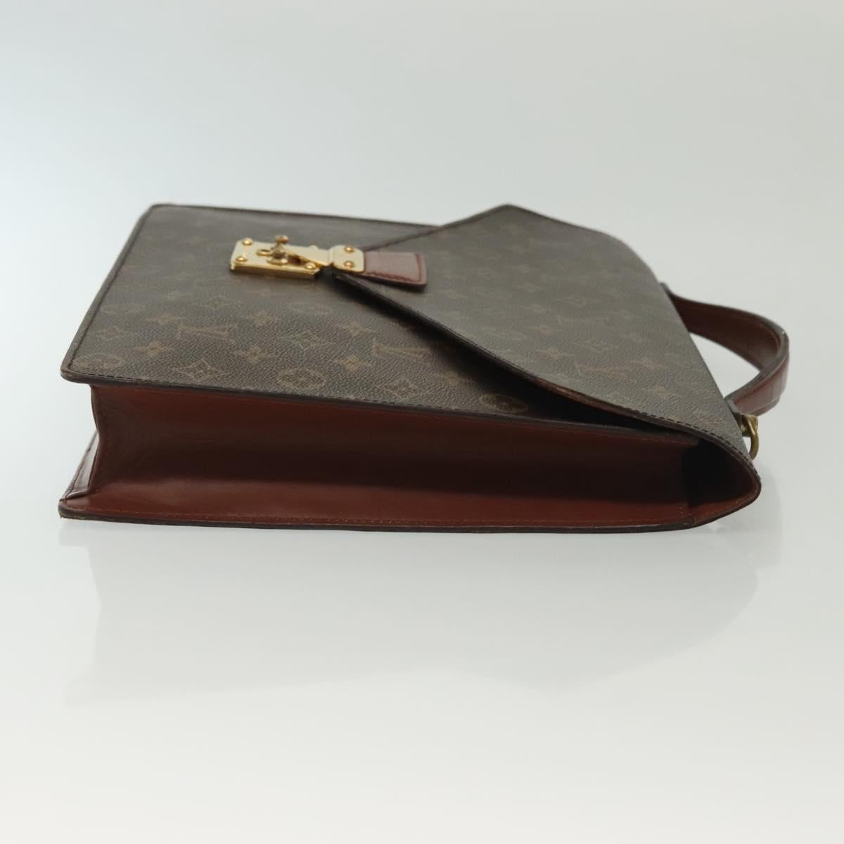 LOUIS VUITTON Monogram Porte Documents Bandouliere Bag M53338 LV Auth 141962