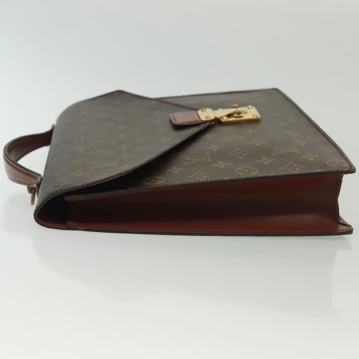 LOUIS VUITTON Monogram Porte Documents Bandouliere Bag M53338 LV Auth 141962