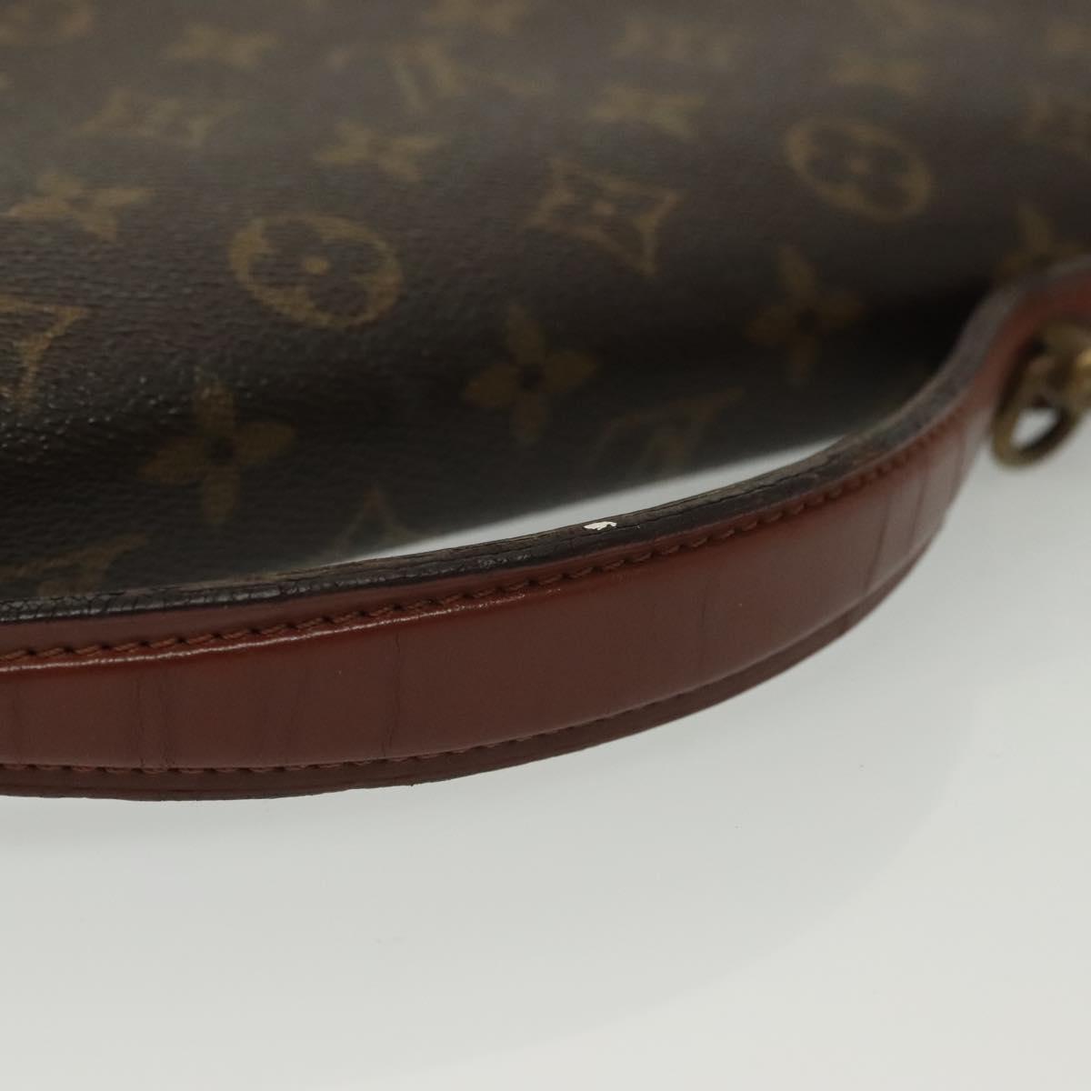 LOUIS VUITTON Monogram Porte Documents Bandouliere Bag M53338 LV Auth 141962
