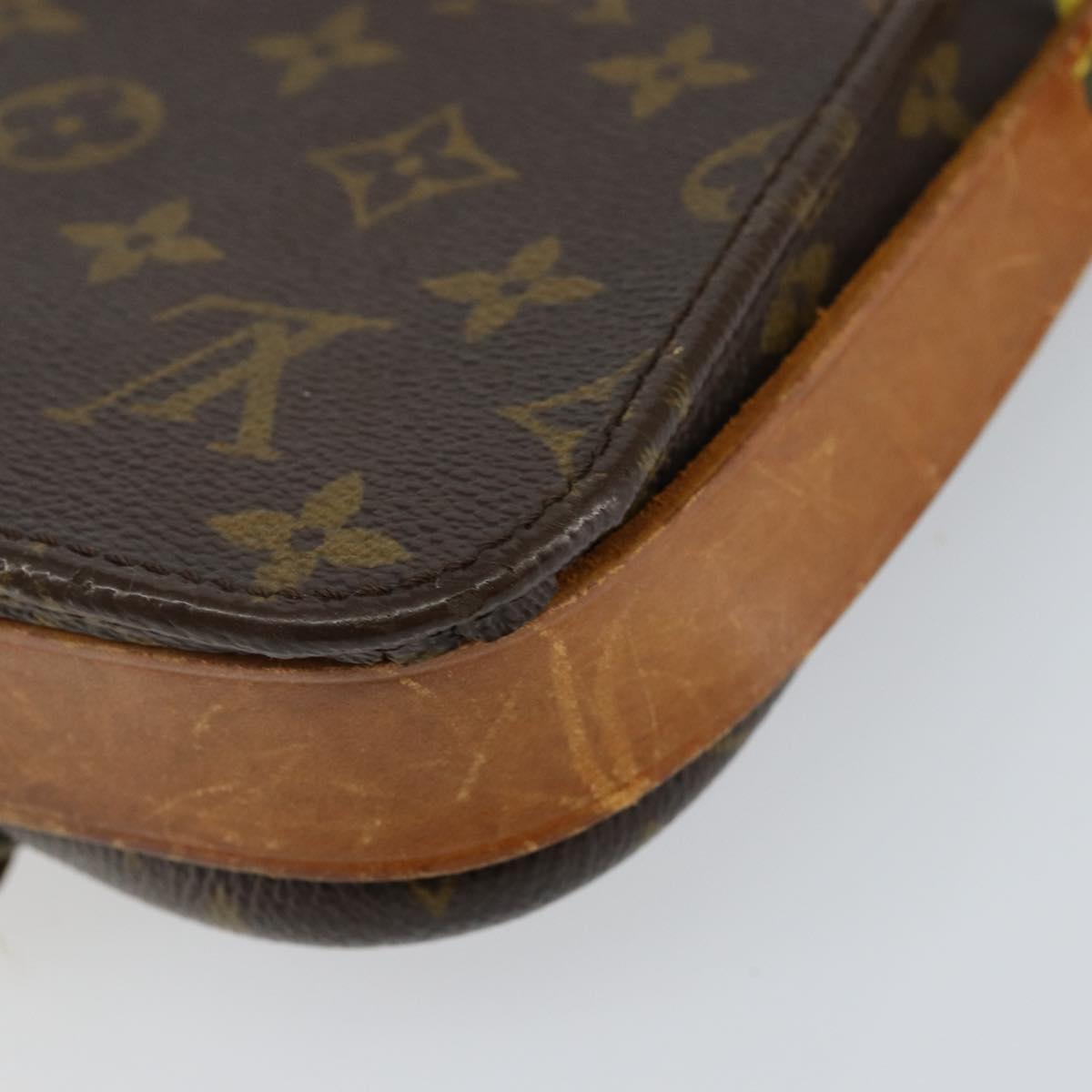 LOUIS VUITTON Monogram Cartouchiere PM Bag Vintage M51254 LV Auth 141964
