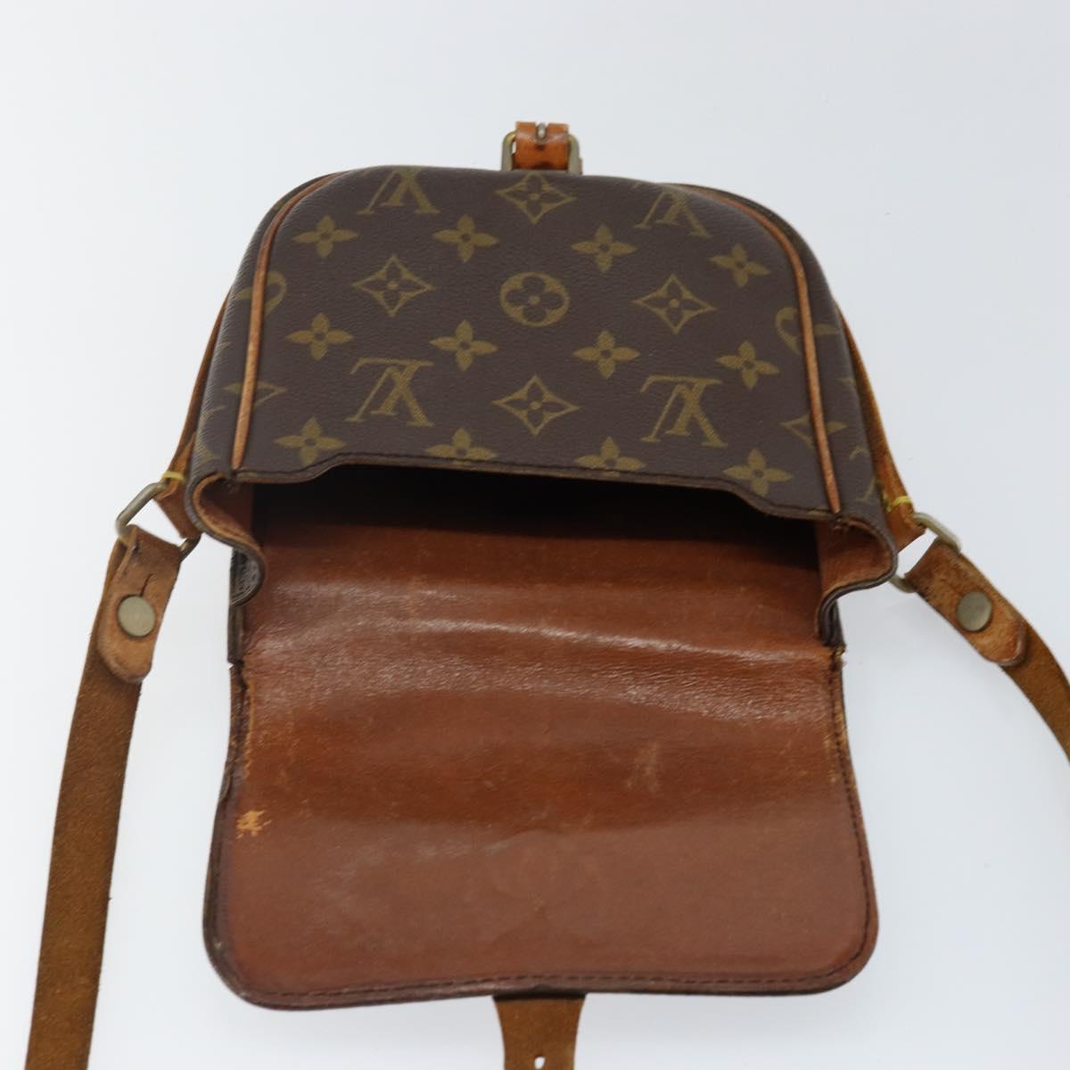 LOUIS VUITTON Monogram Cartouchiere PM Bag Vintage M51254 LV Auth 141964