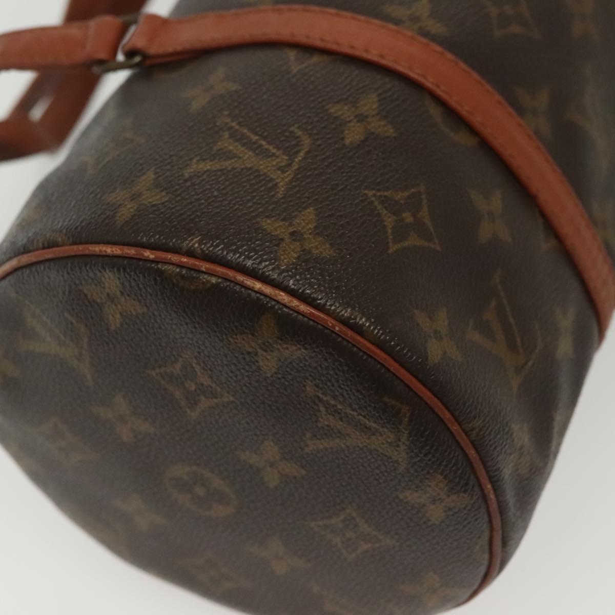 LOUIS VUITTON Monogram Papillon 30 Hand Bag M51385 LV Auth 141979