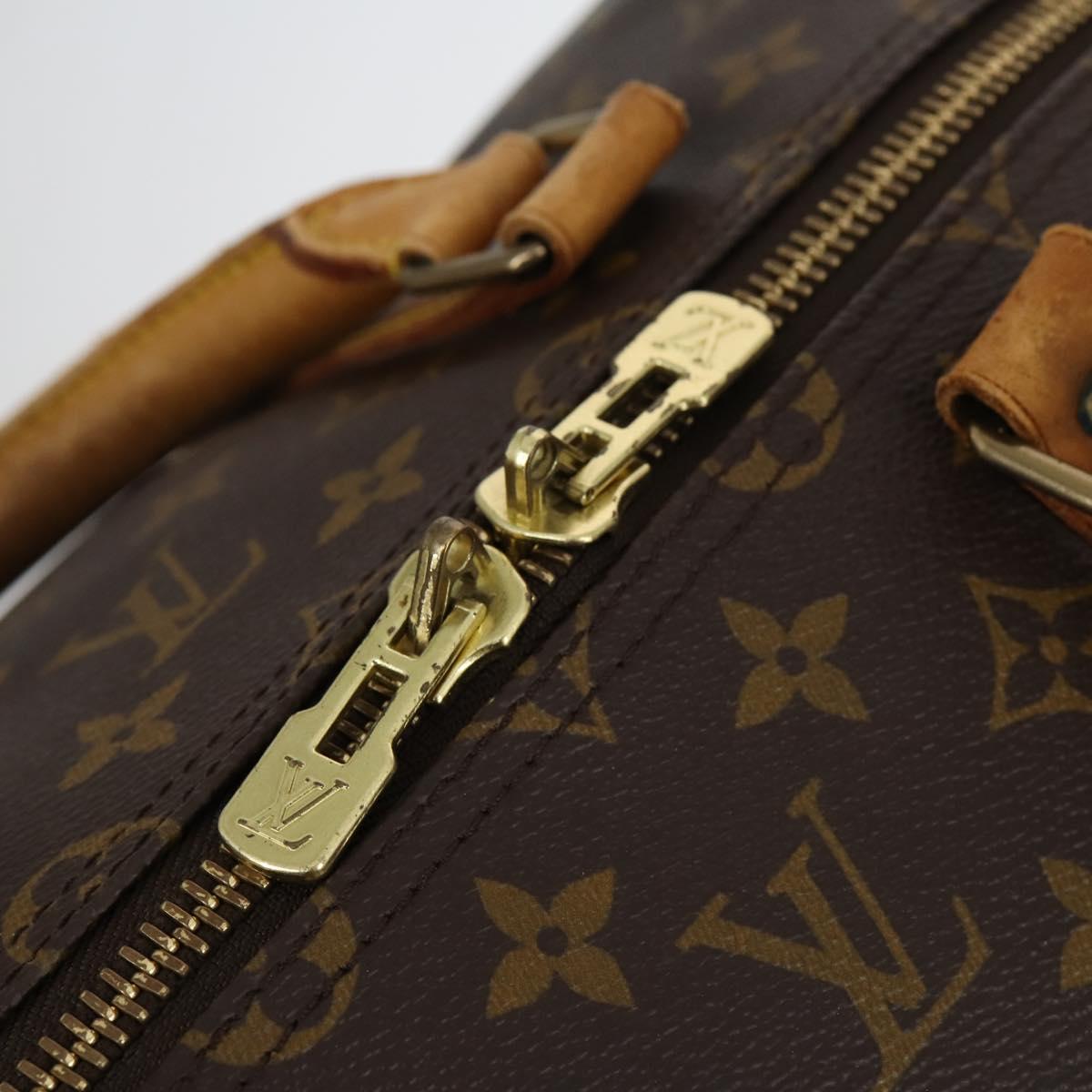 LOUIS VUITTON Monogram Keepall Bandouliere 55 Boston Bag M41414 LV Auth 141999