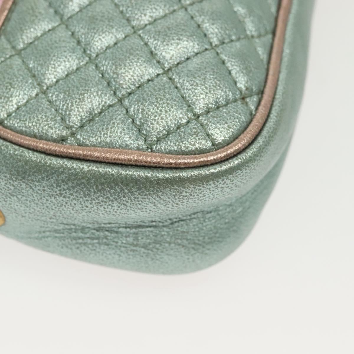 GUCCI Zumi Shoulder Bag Leather Multicolor gold Auth 142011