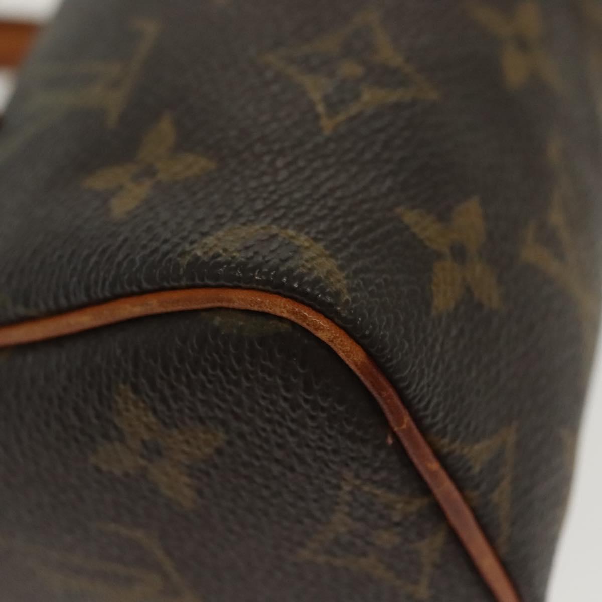 LOUIS VUITTON Monogram Mini Speedy Hand Bag M41534 LV Auth 142017