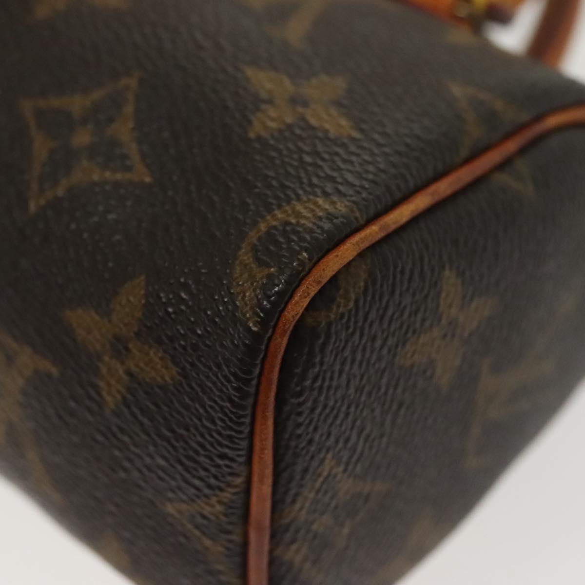 LOUIS VUITTON Monogram Mini Speedy Hand Bag M41534 LV Auth 142017