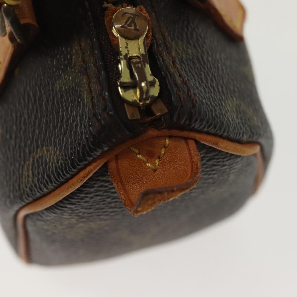 LOUIS VUITTON Monogram Mini Speedy Hand Bag M41534 LV Auth 142017