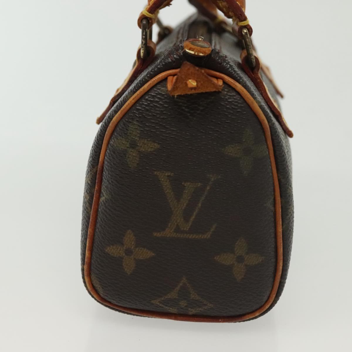 LOUIS VUITTON Monogram Mini Speedy Hand Bag M41534 LV Auth 142017