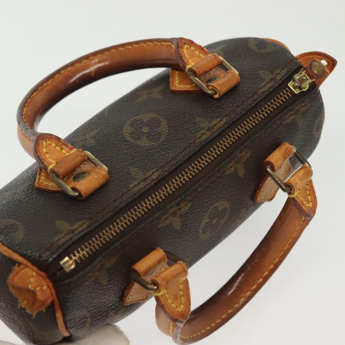 LOUIS VUITTON Monogram Mini Speedy Hand Bag M41534 LV Auth 142017