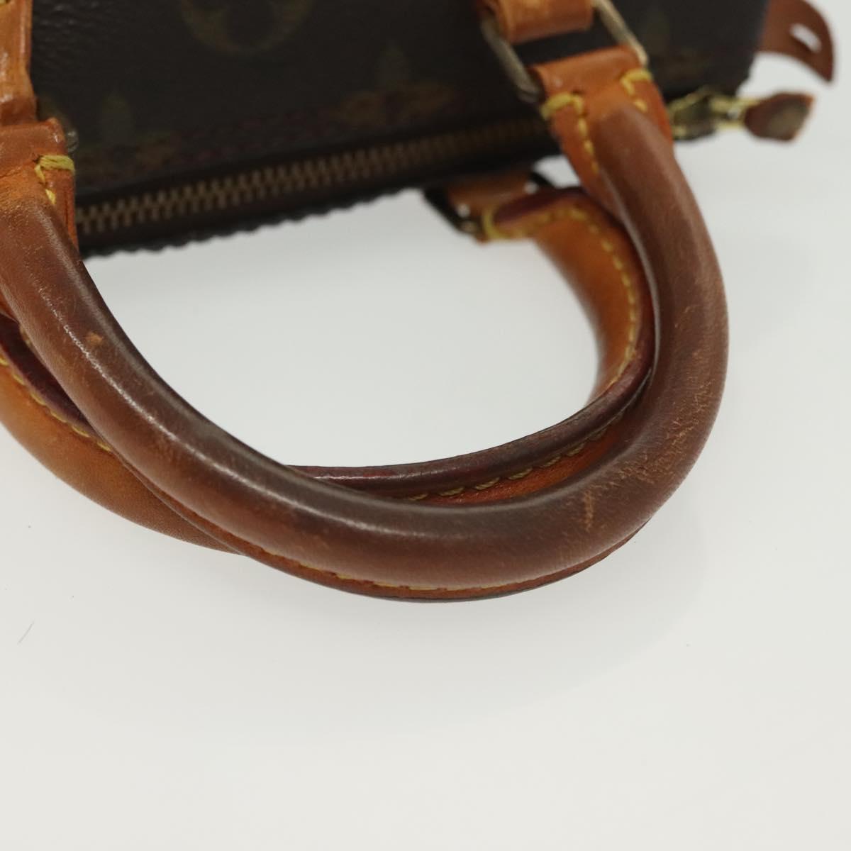 LOUIS VUITTON Monogram Mini Speedy Hand Bag M41534 LV Auth 142017