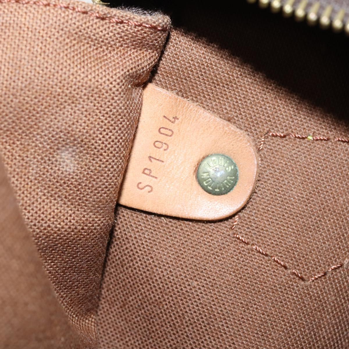 LOUIS VUITTON Monogram Speedy 35 Hand Bag M41524 LV Auth 142032