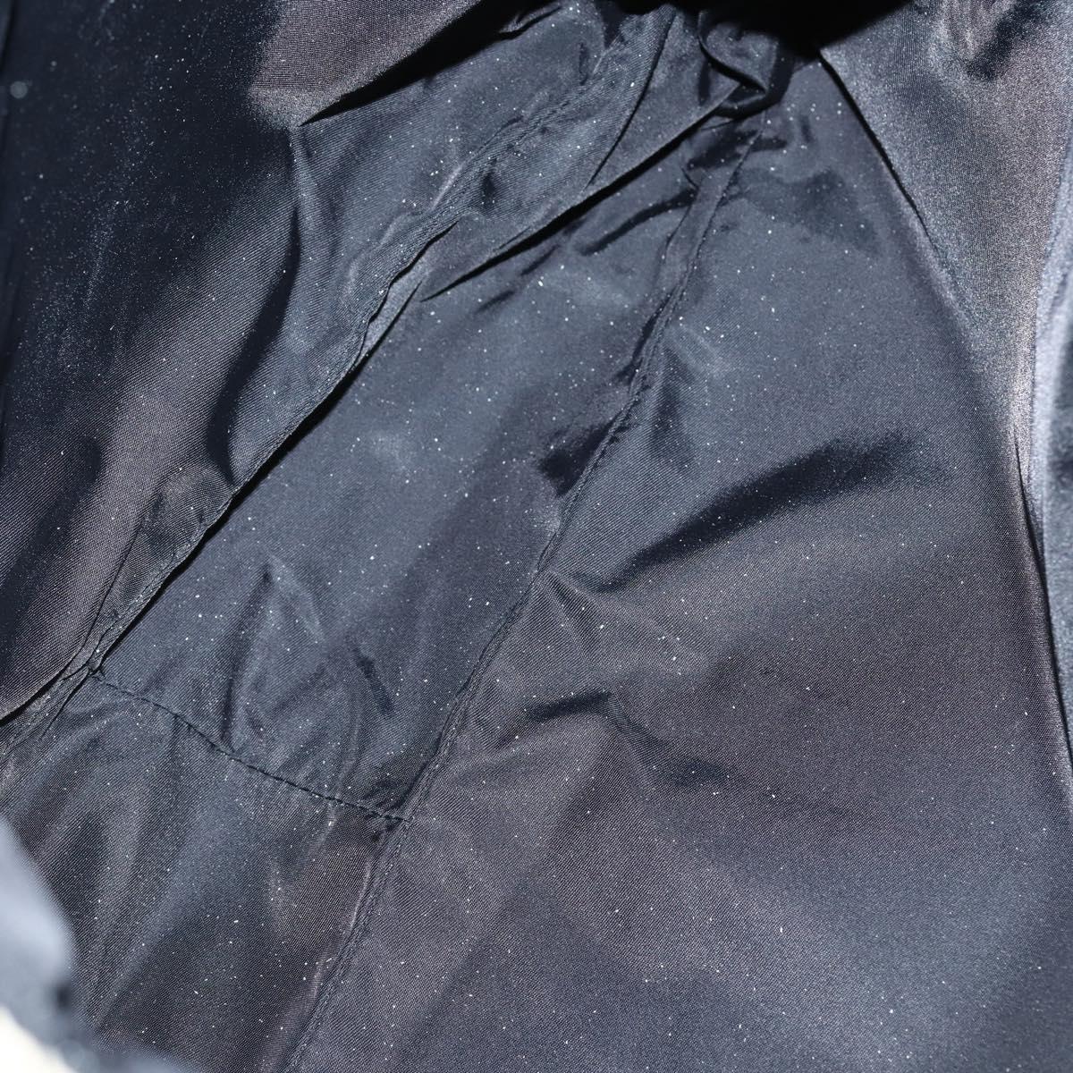 CHANEL Sports Matelasse Shoulder Bag Canvas White Silver CC Auth 142035