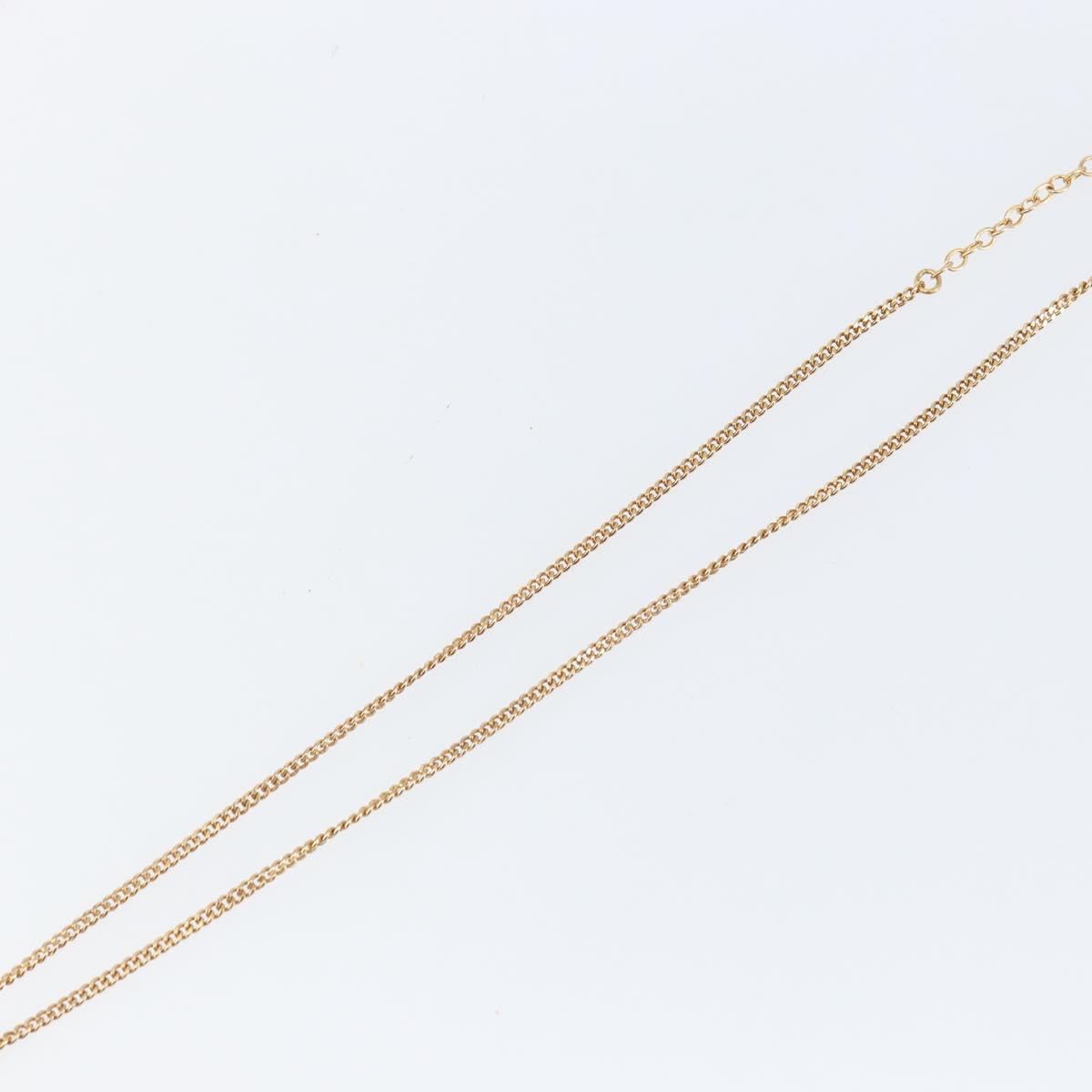 Christian Dior Necklace metal Gold Auth 142059