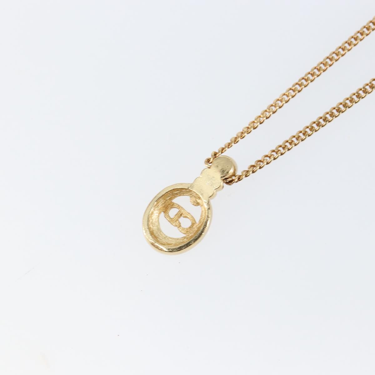 Christian Dior Necklace metal Gold Auth 142059
