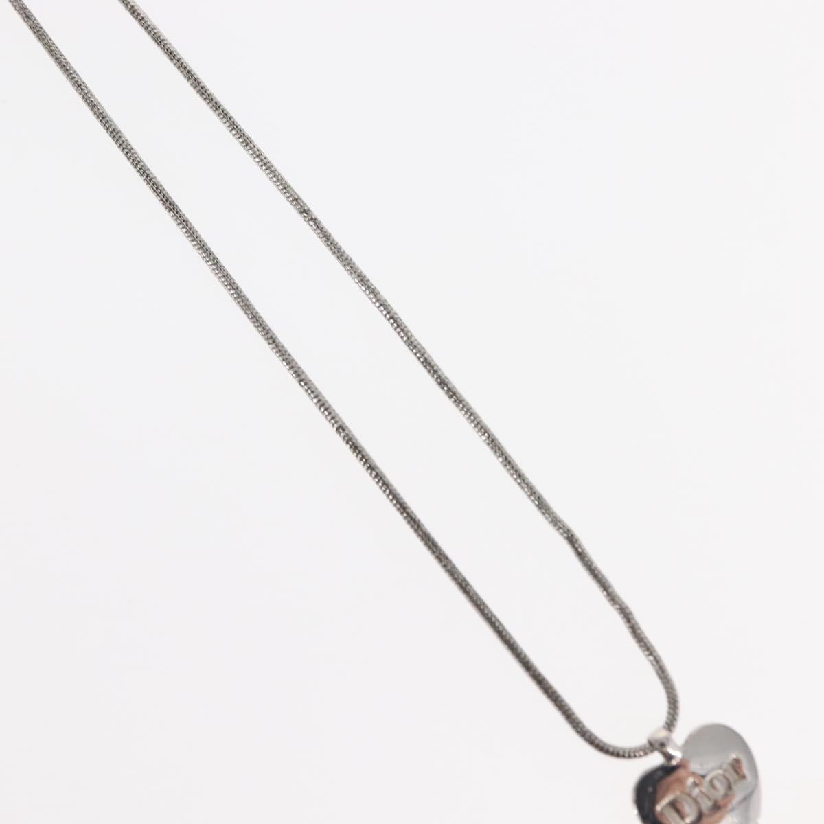 Christian Dior Necklace metal 2Set Silver Gold Auth 142064