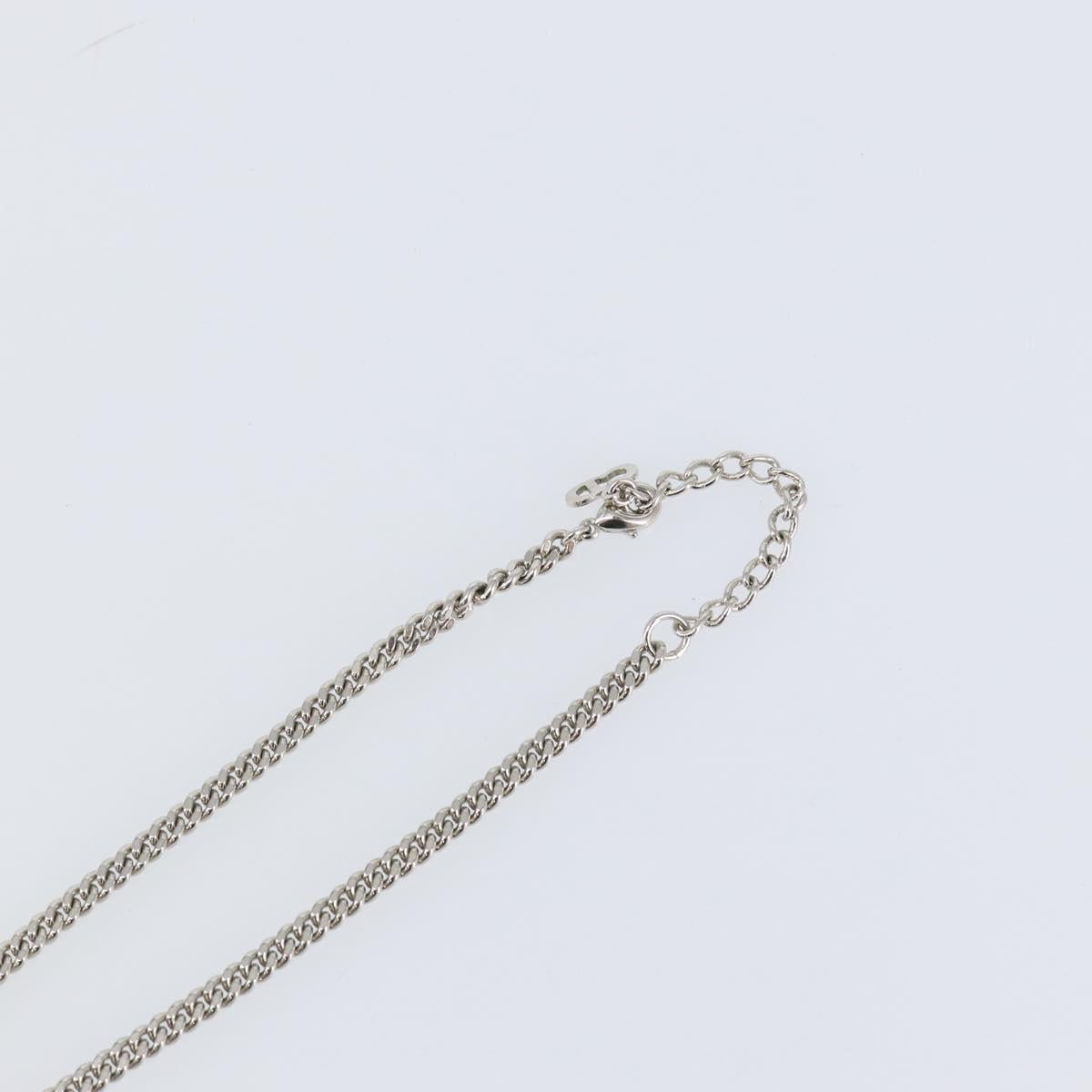 Christian Dior Necklace metal Silver Auth 142065