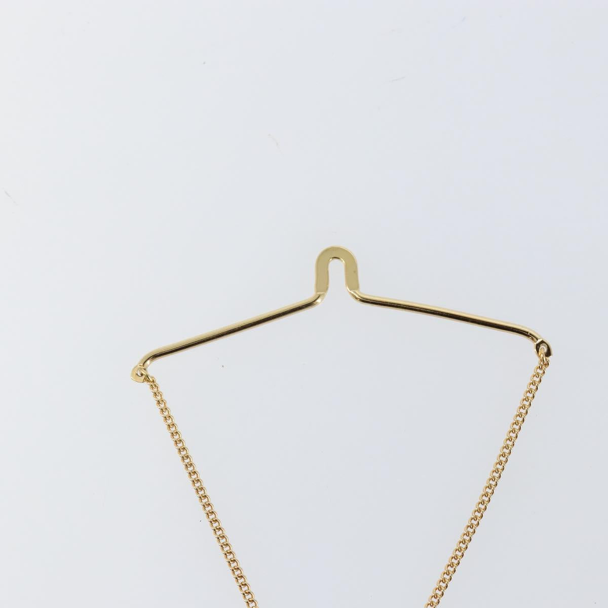 Christian Dior Necktie Chain metal Gold Auth 142066