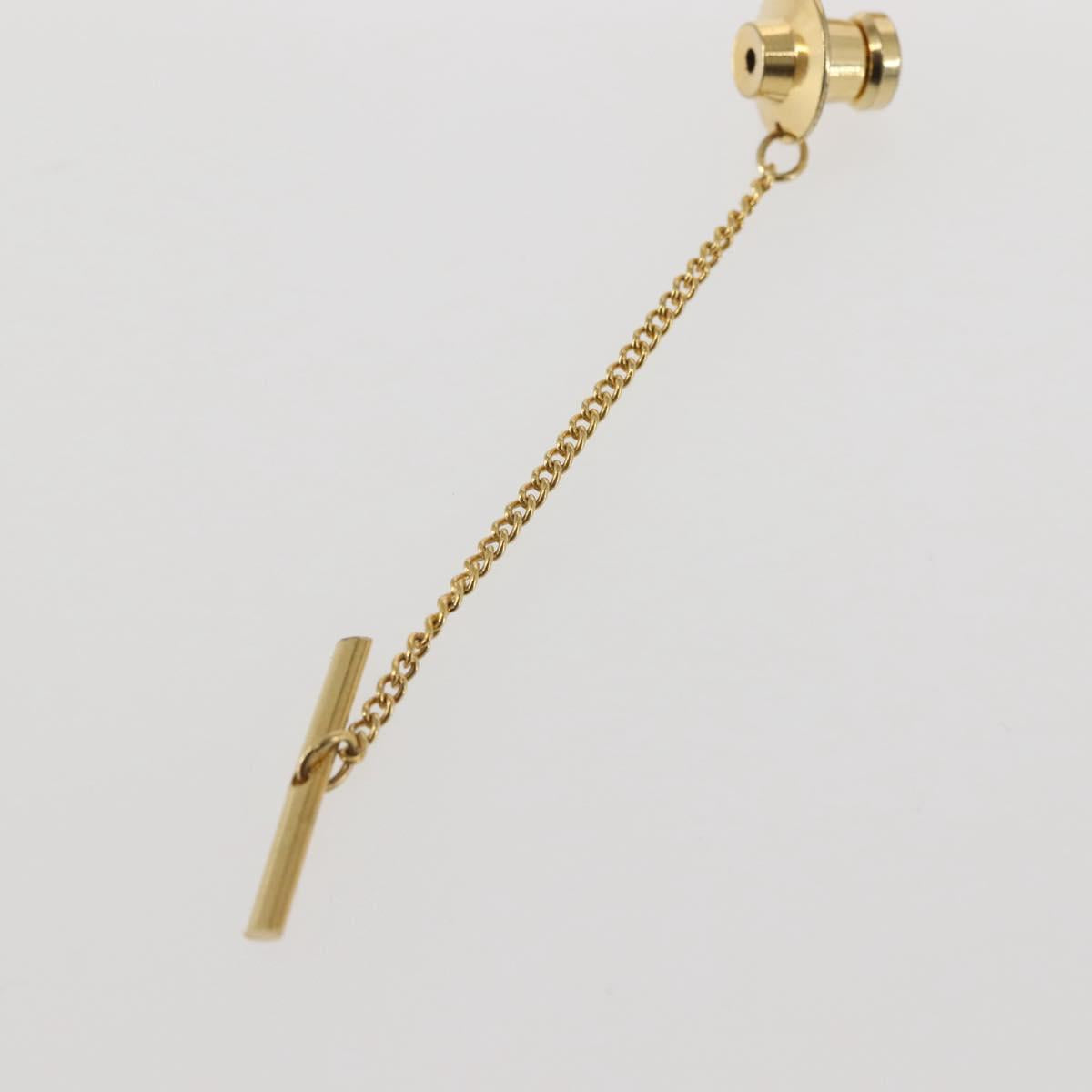 Christian Dior Cuffs & Tie Tack Pins metal Gold Auth 142069