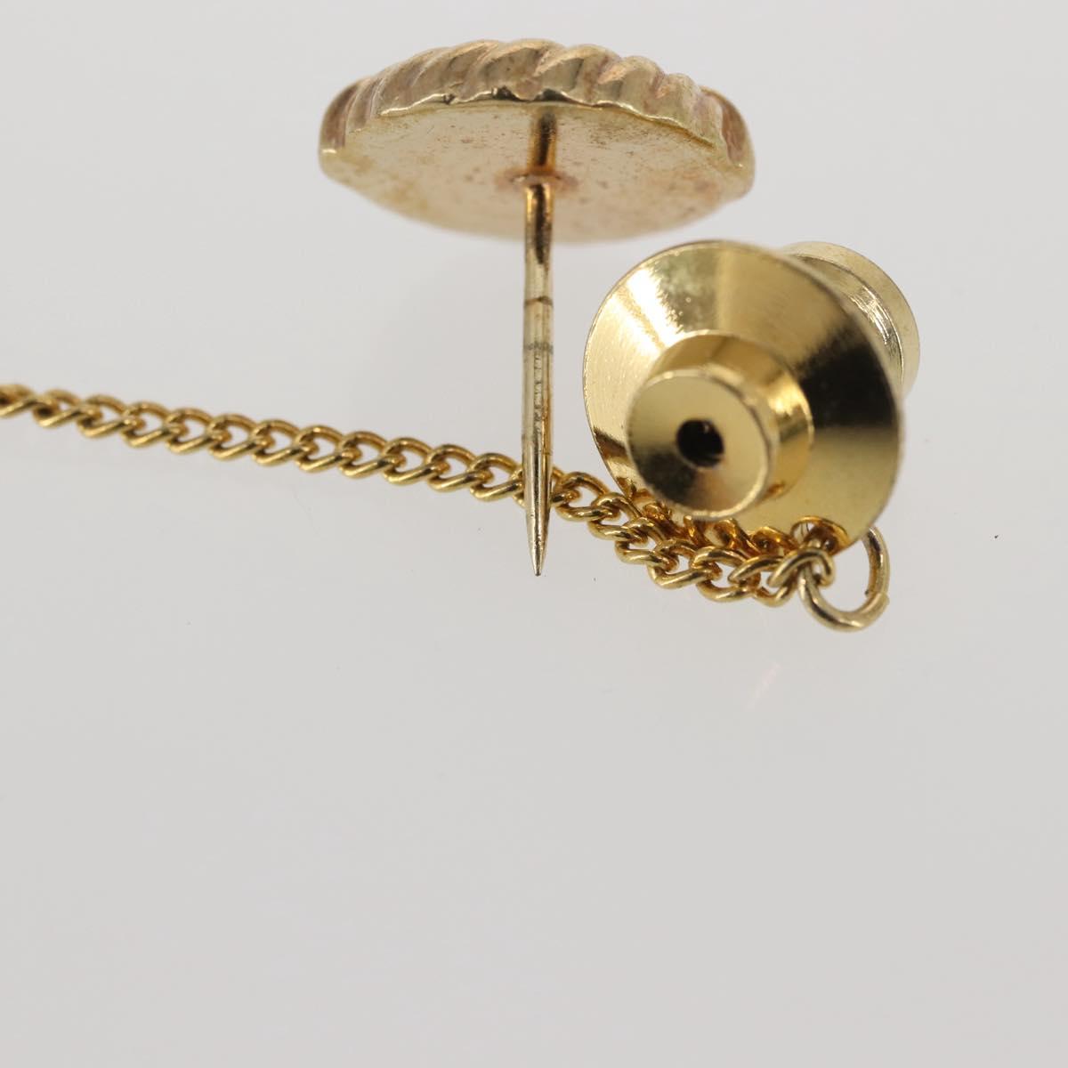 Christian Dior Cuffs & Tie Tack Pins metal Gold Auth 142069