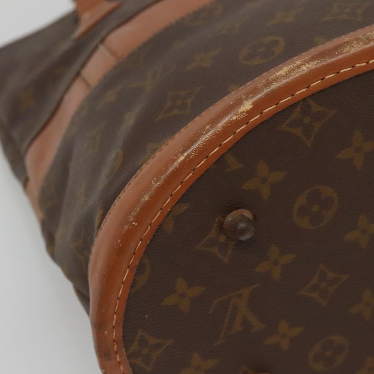LOUIS VUITTON Monogram Bucket GM Shoulder Bag USA limited T42236 LV Auth 142076