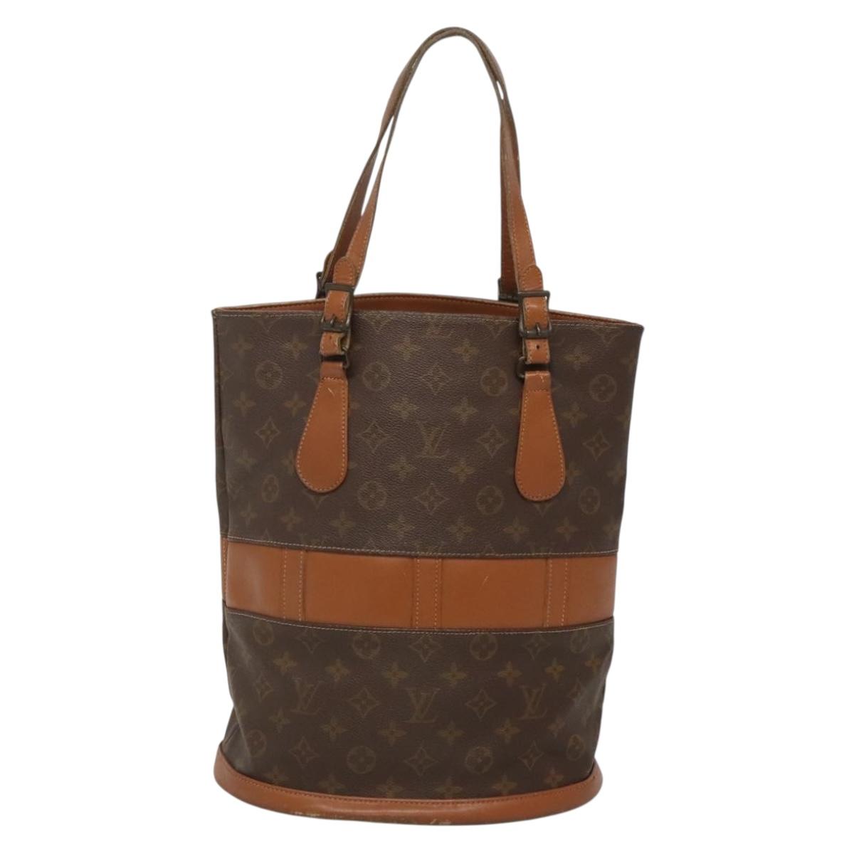 LOUIS VUITTON Monogram Bucket GM Shoulder Bag USA limited T42236 LV Auth 142076