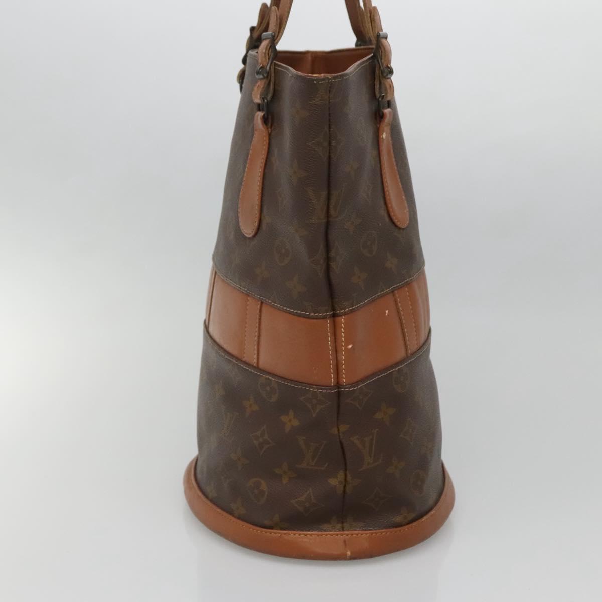 LOUIS VUITTON Monogram Bucket GM Shoulder Bag USA limited T42236 LV Auth 142076