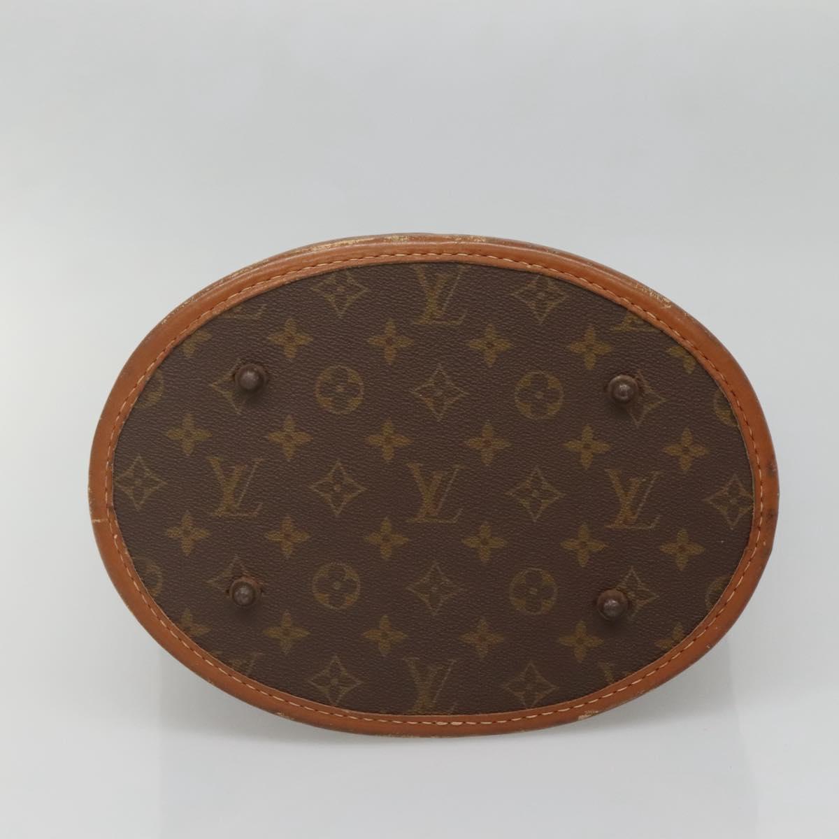 LOUIS VUITTON Monogram Bucket GM Shoulder Bag USA limited T42236 LV Auth 142076