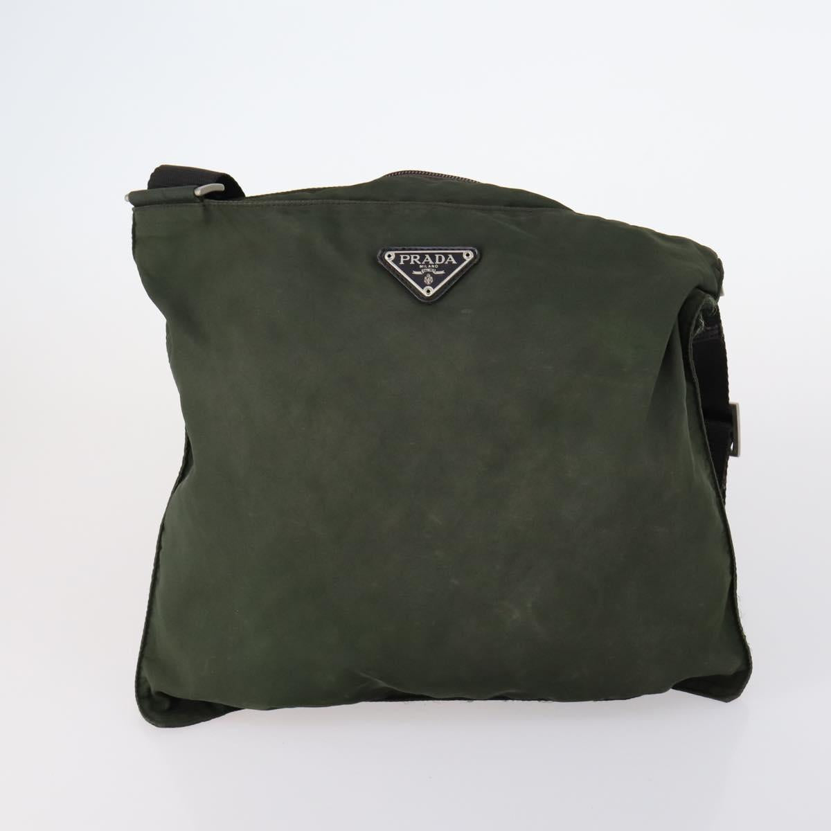 PRADA Loewe Anagram Bag Leather nylon 5Set Black Blue Green Auth 142084