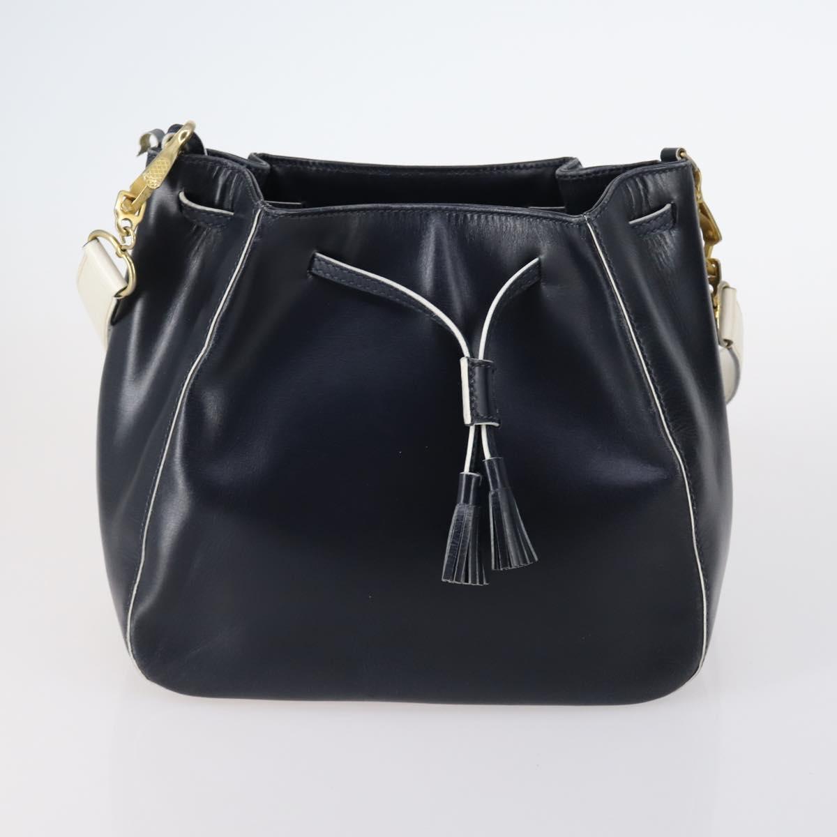 PRADA Loewe Anagram Bag Leather nylon 5Set Black Blue Green Auth 142084