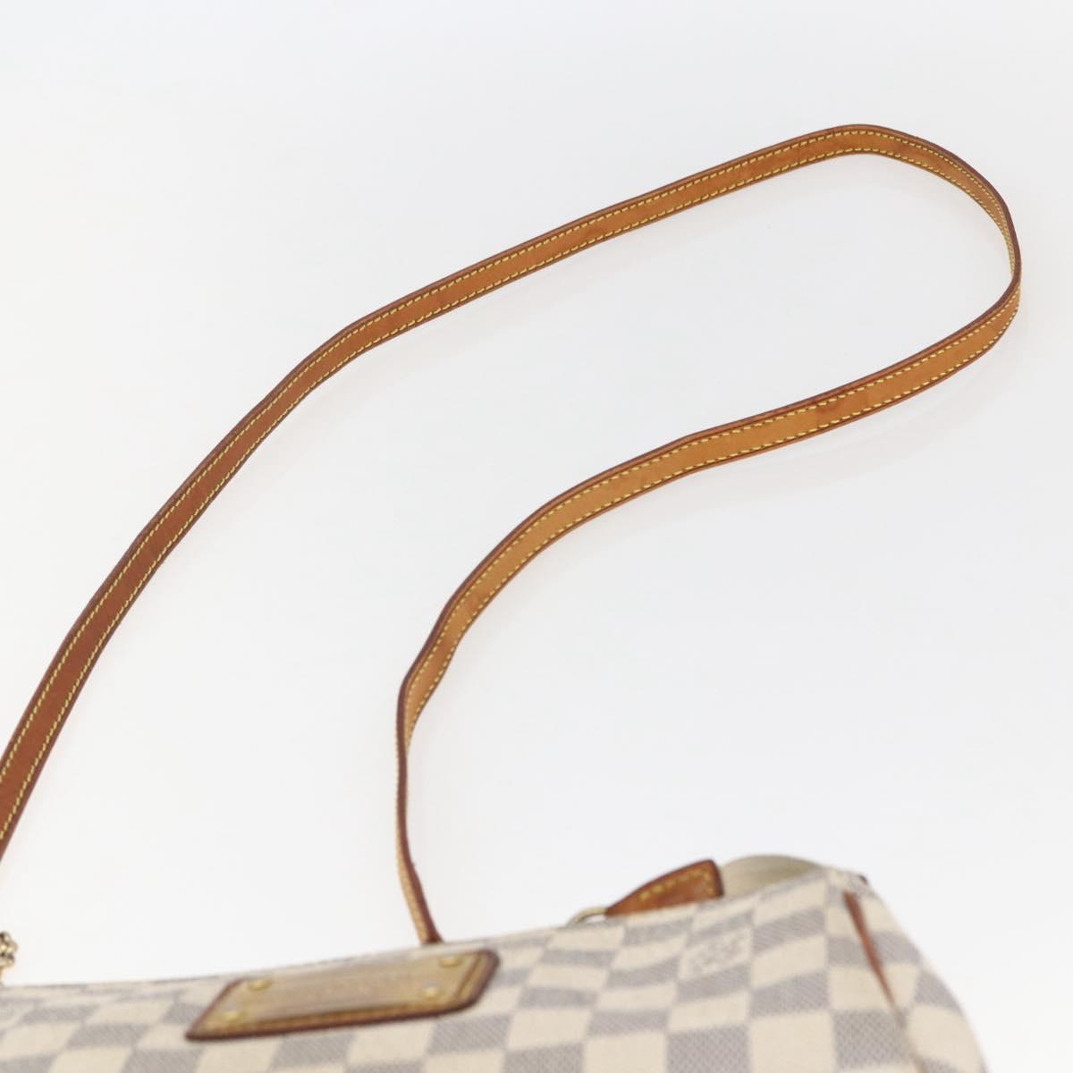 LOUIS VUITTON Damier Azur Eva Shoulder Bag 2way N55214 LV Auth 142092