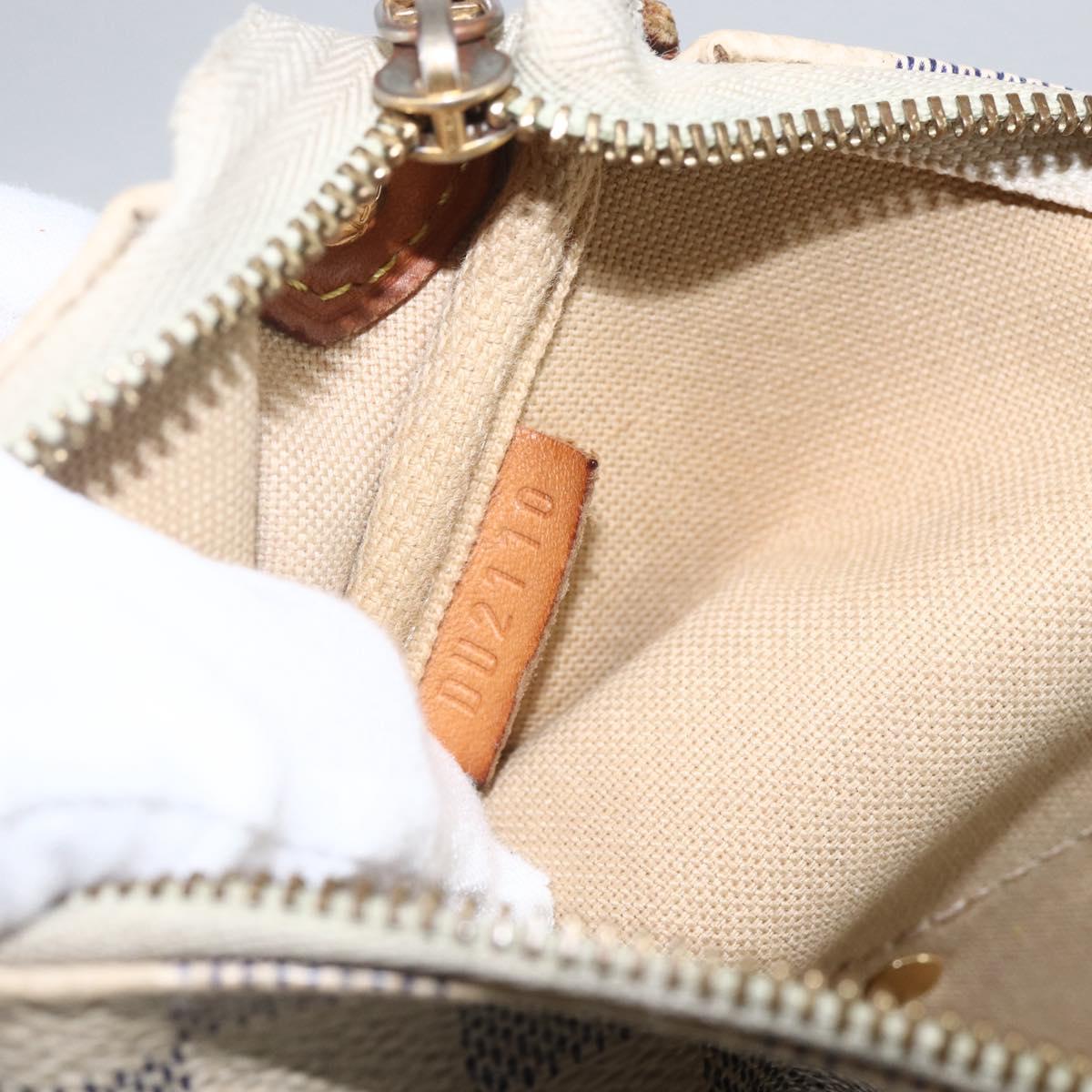 LOUIS VUITTON Damier Azur Eva Shoulder Bag 2way N55214 LV Auth 142092