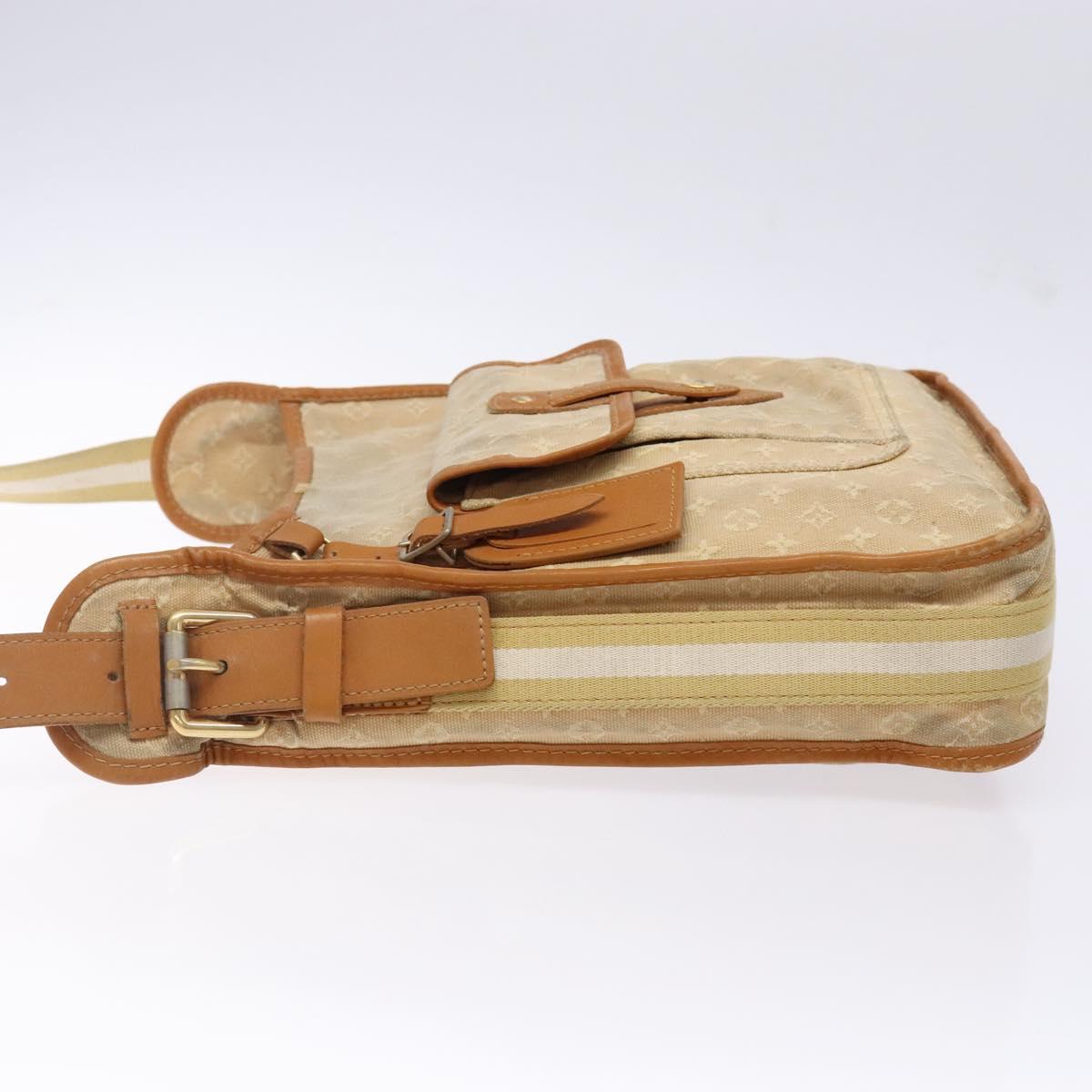 LOUIS VUITTON Monogram Mini Buzas Marie Kate Bag Beige M92323 LV Auth 142135