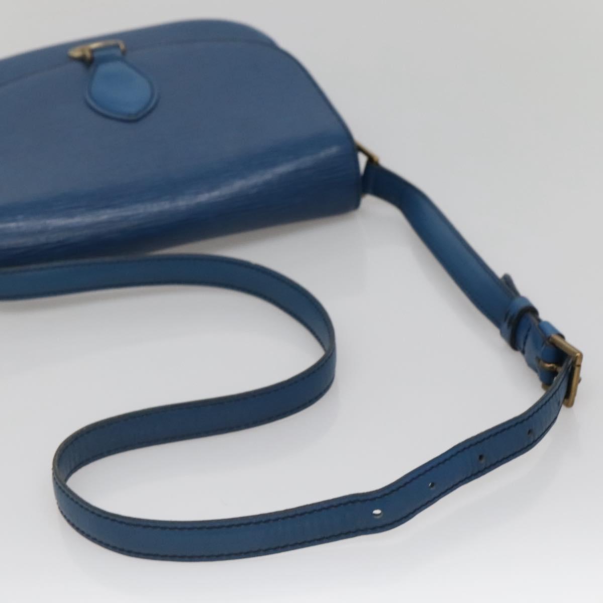 LOUIS VUITTON Epi Saint Cloud GM Shoulder Bag Toledo Blue M52195 LV Auth 142149