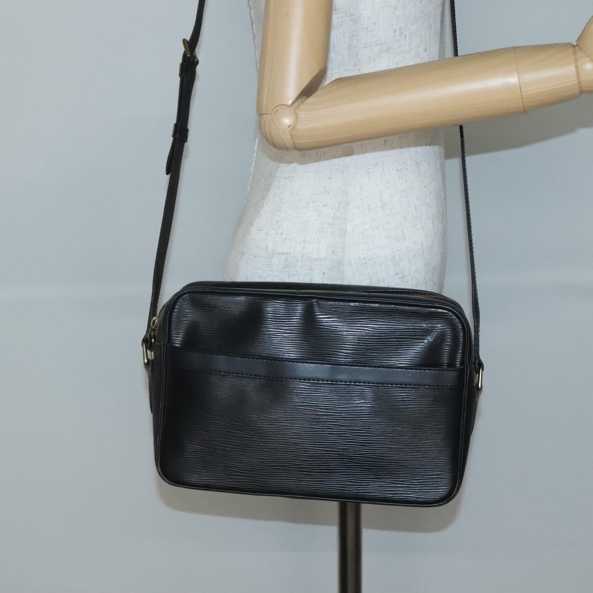 LOUIS VUITTON Epi Trocadero 27 Shoulder Bag Black M52312 LV Auth 142172