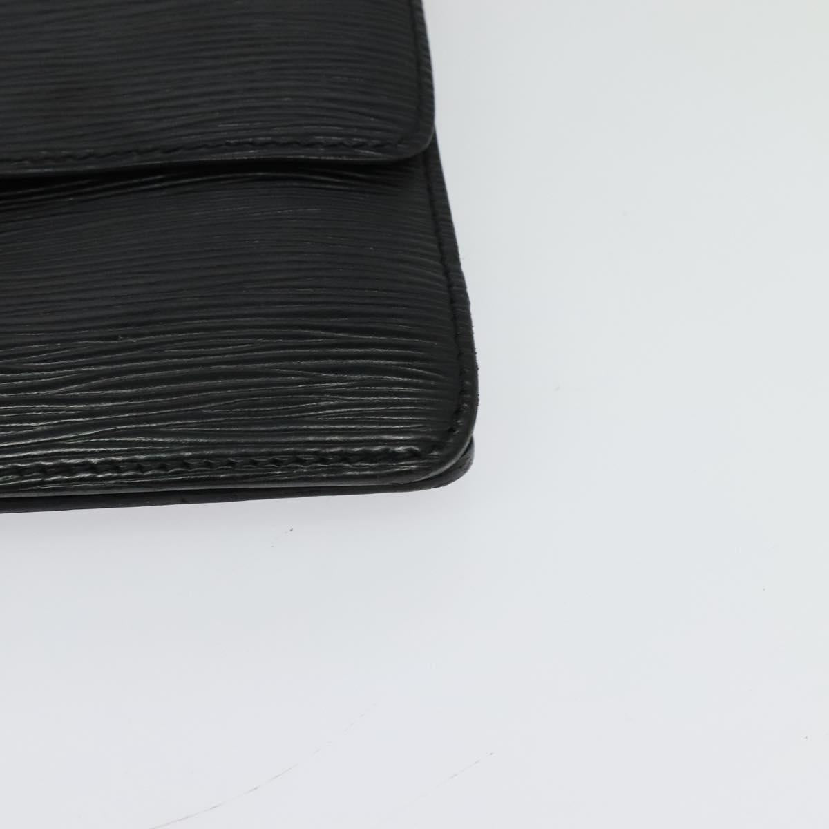 LOUIS VUITTON Epi Free Run Shoulder Bag Green Black M52414 LV Auth 142173