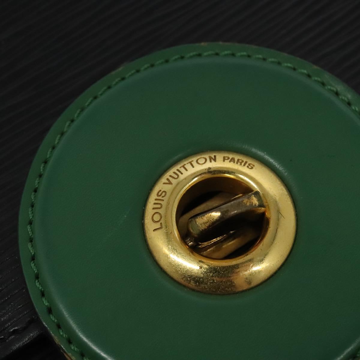 LOUIS VUITTON Epi Free Run Shoulder Bag Green Black M52414 LV Auth 142173