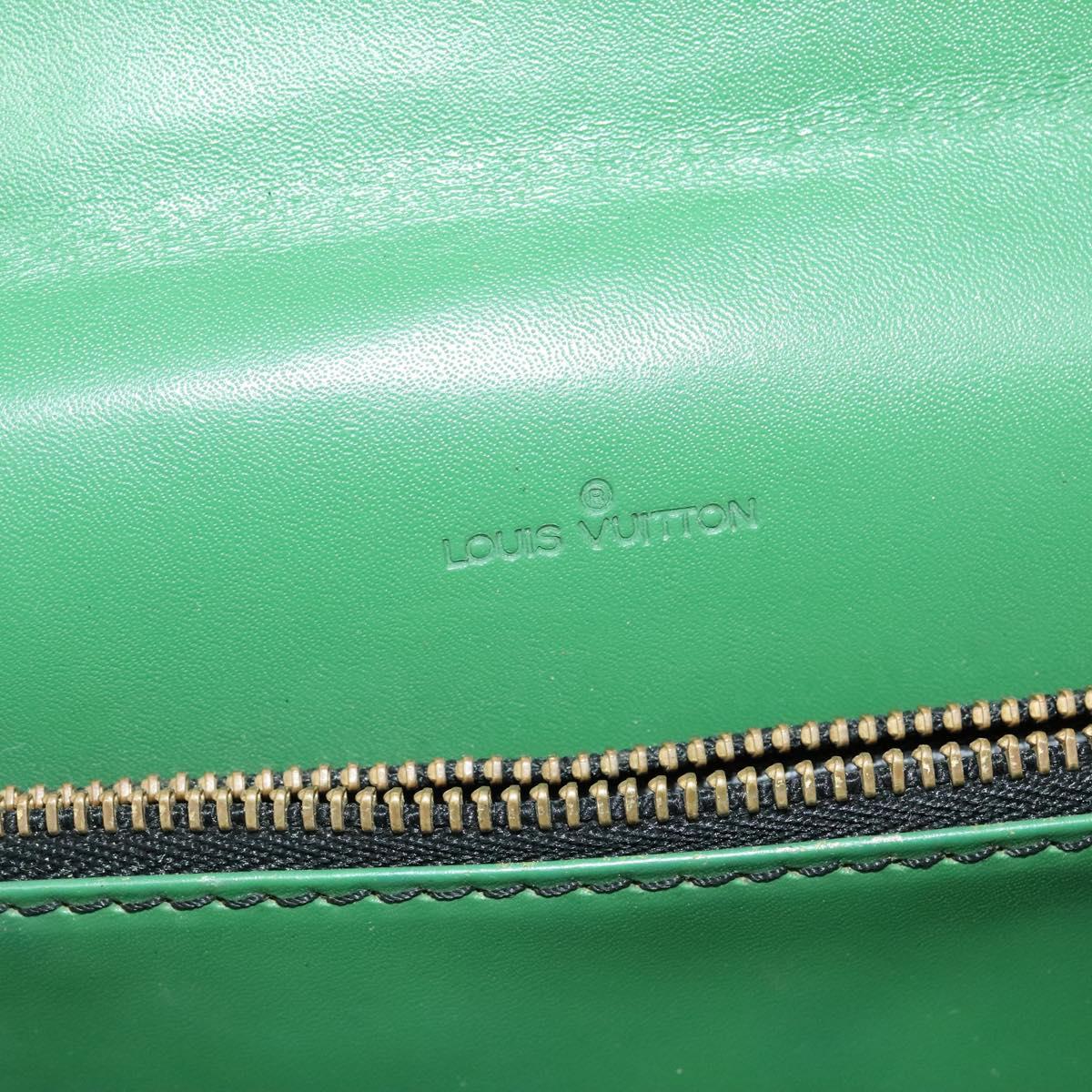 LOUIS VUITTON Epi Free Run Shoulder Bag Green Black M52414 LV Auth 142173