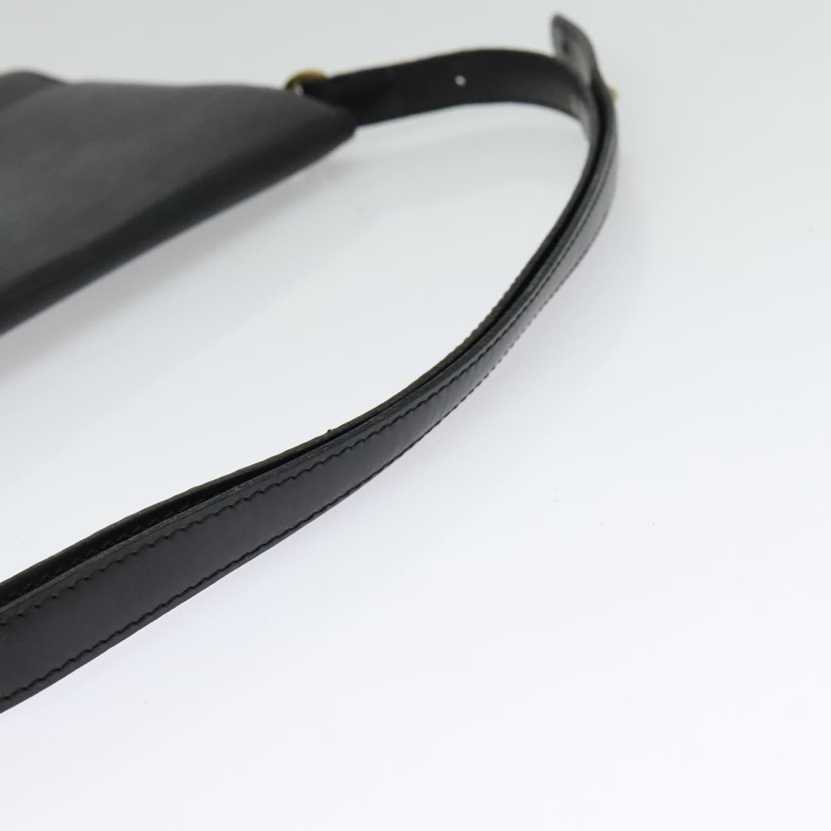 LOUIS VUITTON Epi Free Run Shoulder Bag Green Black M52414 LV Auth 142173