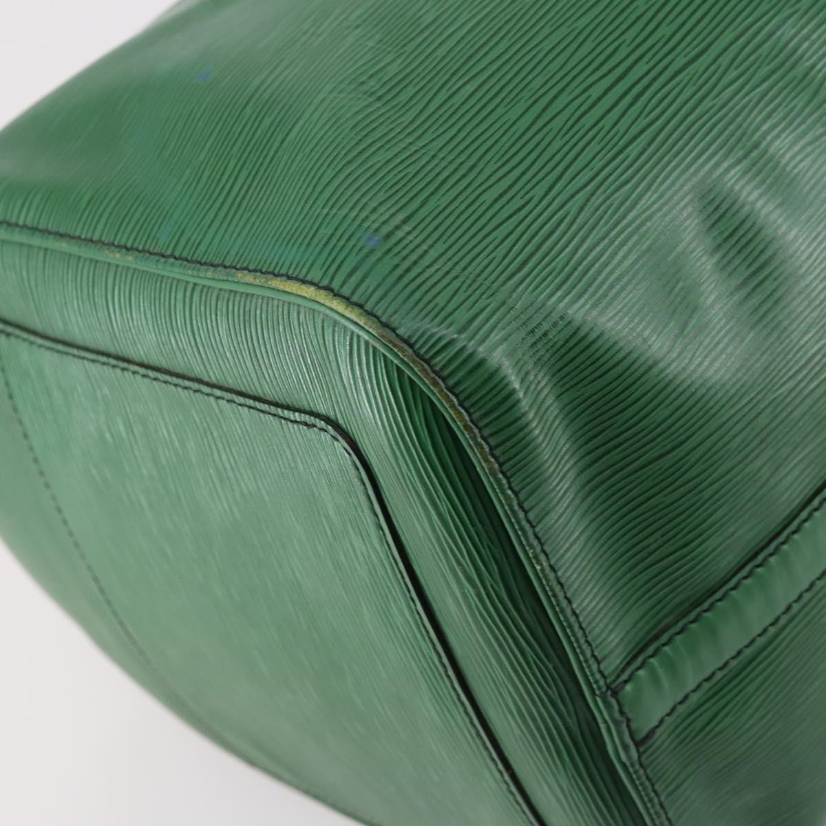LOUIS VUITTON Epi Keepall 55 Boston Bag Green M42954 LV Auth 142175
