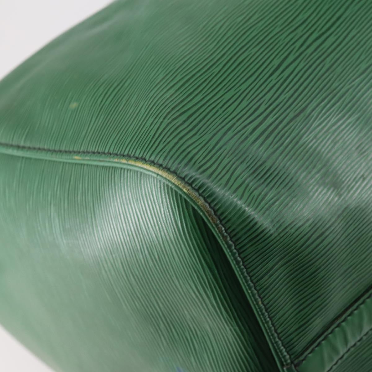 LOUIS VUITTON Epi Keepall 55 Boston Bag Green M42954 LV Auth 142175